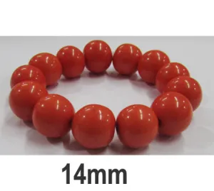 10 Pcs Pack Size about 14mm,Round, Resin Beads, Maroon Color,