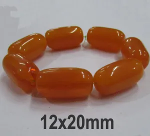 10 Pcs Pack Size about 14x30mm,Oval, Resin Beads, Amber Color,