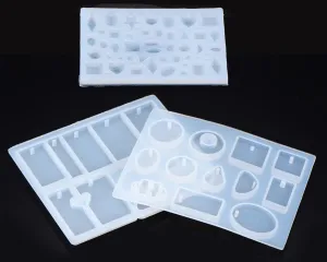 13 Pieces Resin Casting Molds with Eye Screws