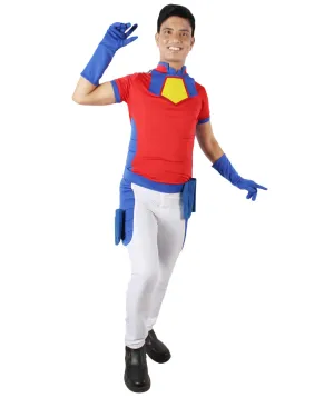 Adult Men's Peace Super Hero Multicolor Costume , Perfect for Halloween