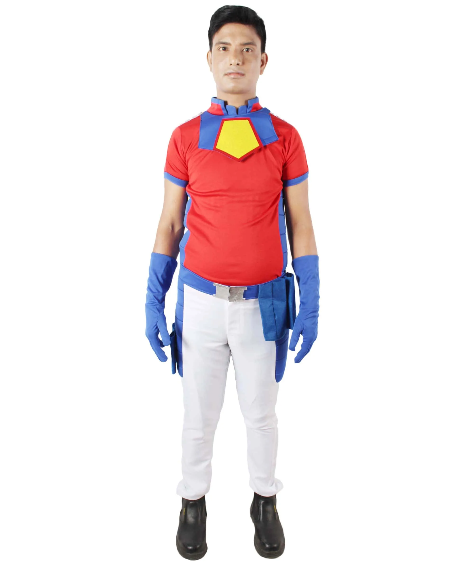 Adult Men's Peace Super Hero Multicolor Costume , Perfect for Halloween