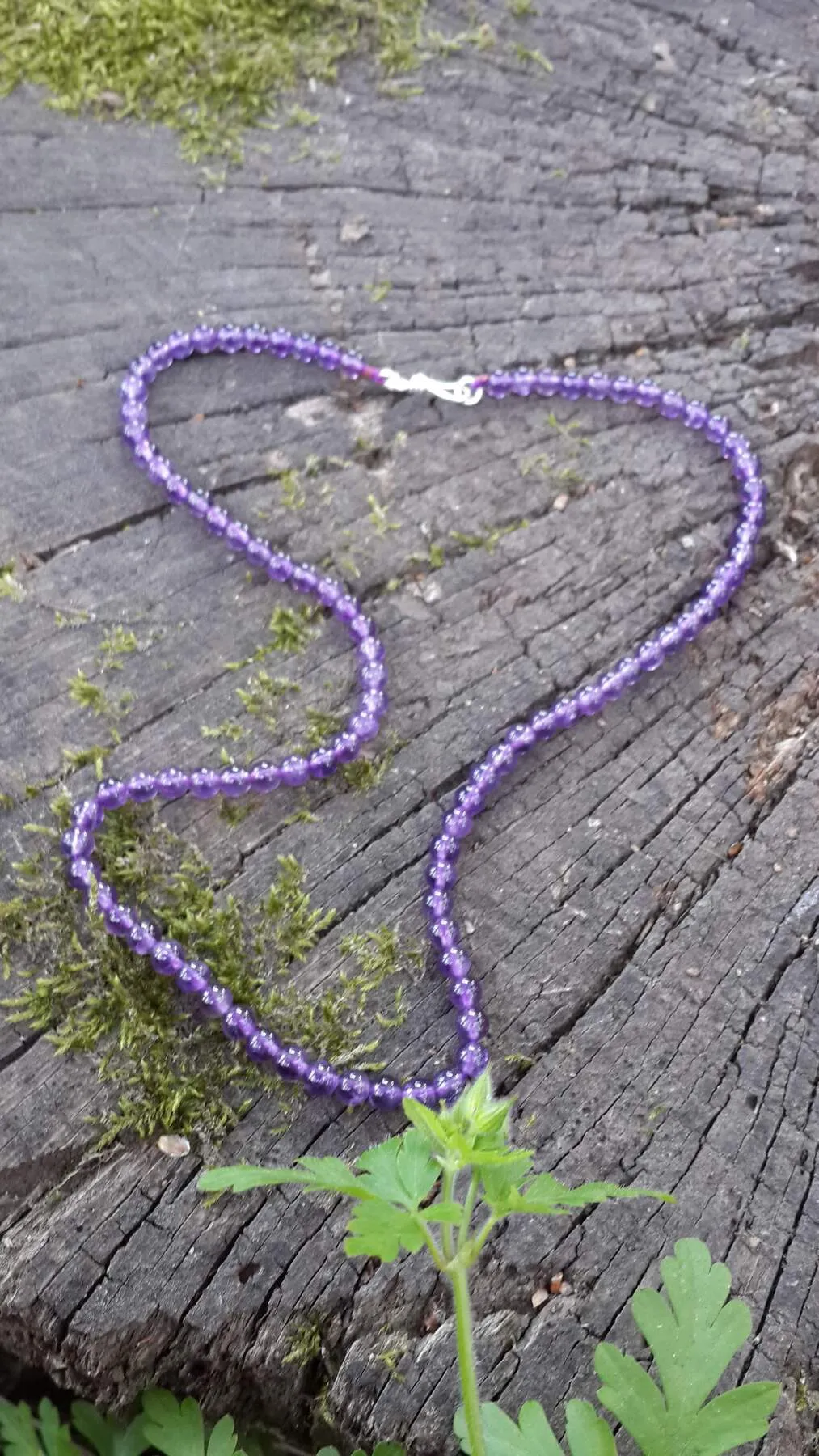 Amethyst Necklace for Lady