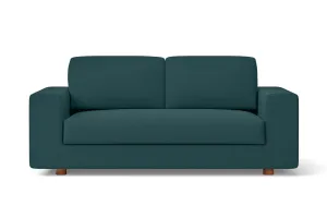 Arezzo 2 Seater Sofa Teal Linen Fabric