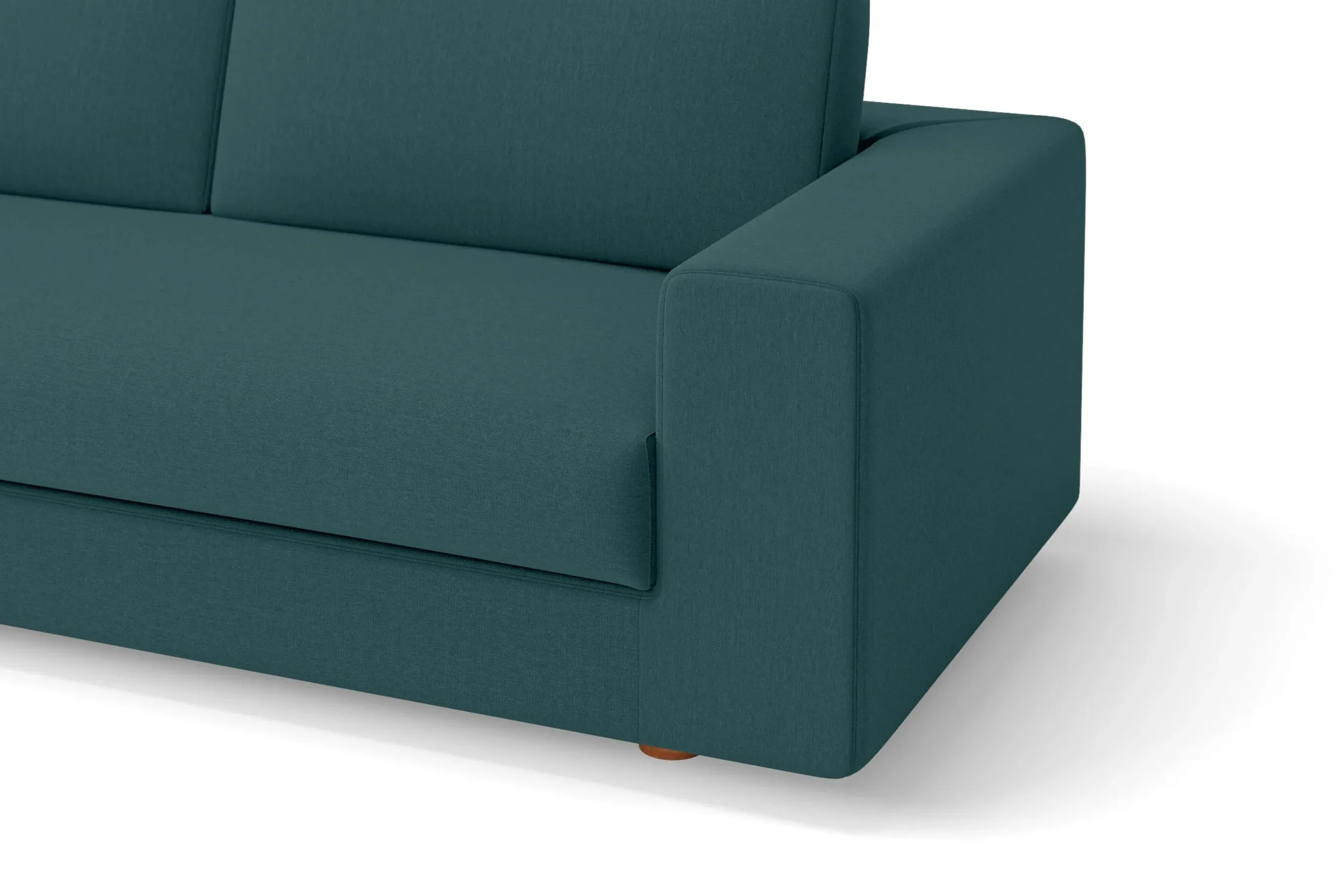 Arezzo 3 Seater Sofa Teal Linen Fabric