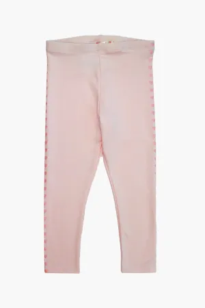 Billieblush Glitter Jersey Girls Leggings - Pale Rose (Size 12 left)