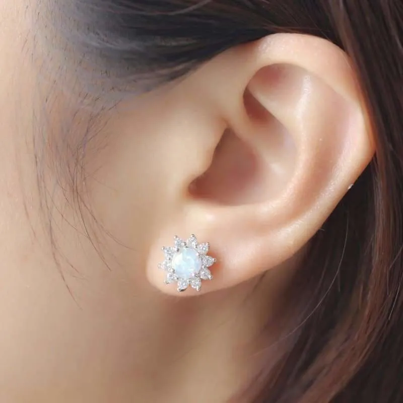 Blossom Opal Studs