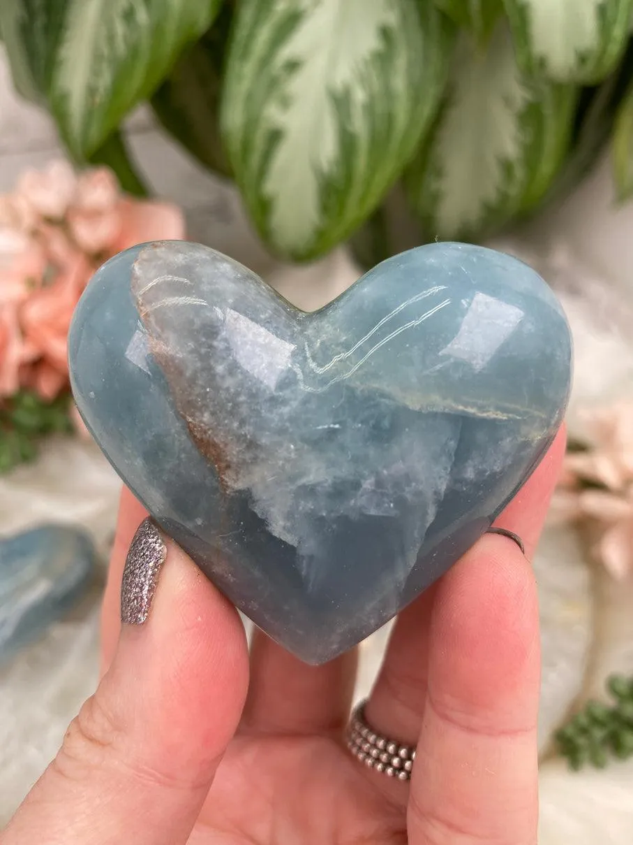 Blue Onyx Hearts