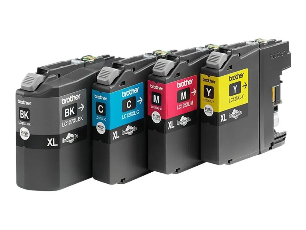 Brother Lc127xlvalbpdr - Black, Yellow, Cyan, Magenta - Original - Ink Cartridge