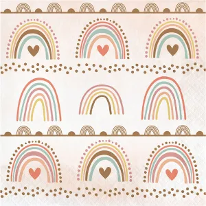 Bulk Boho Rainbow Luncheon Napkins (192 per Case)