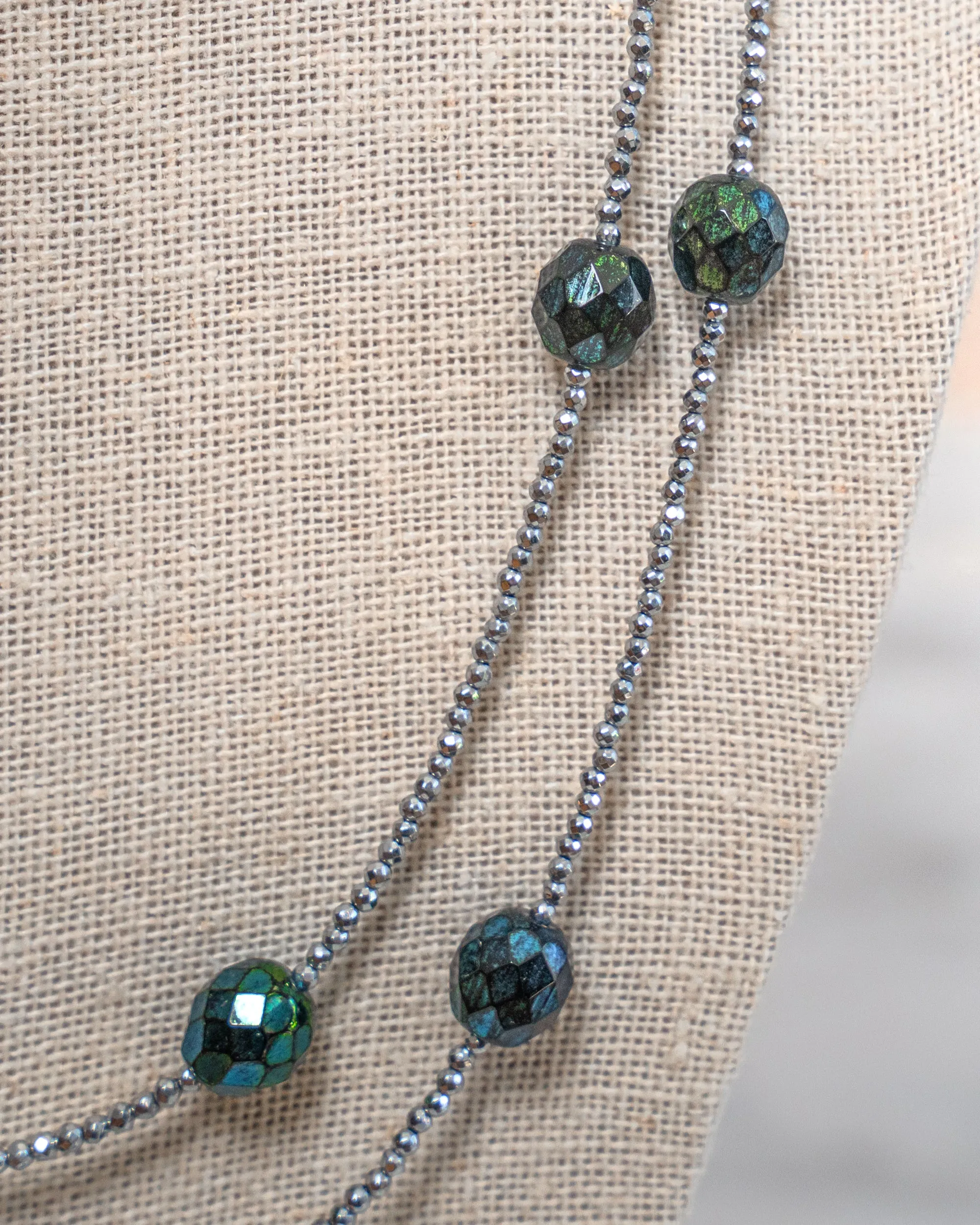 Crystal Hematite Necklace