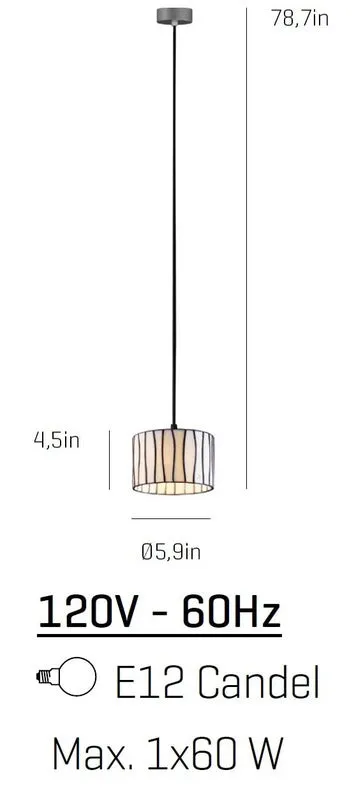 Curvas Pendant Light