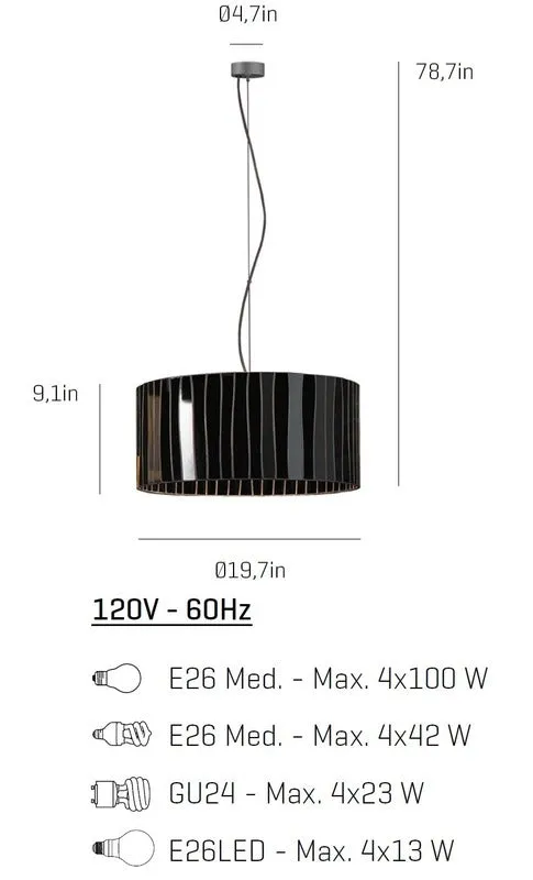 Curvas Pendant Light