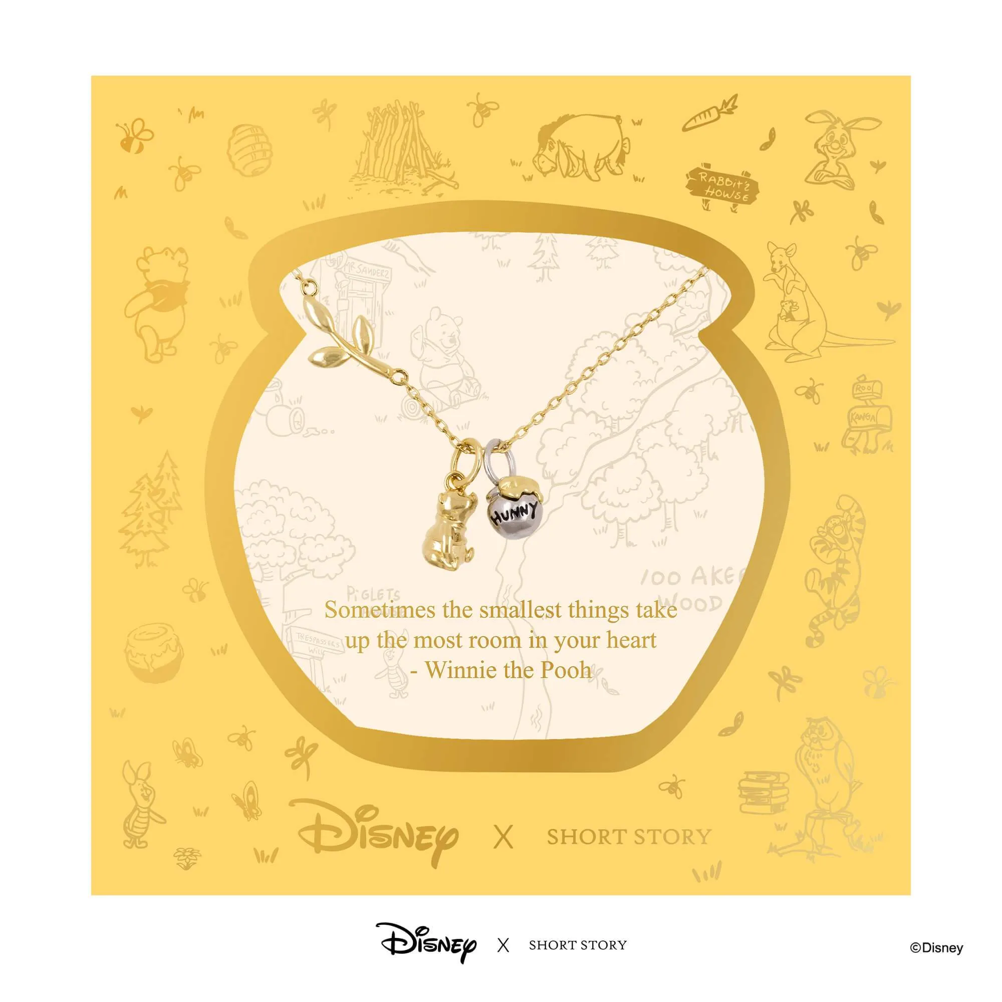 Disney Necklace Pooh