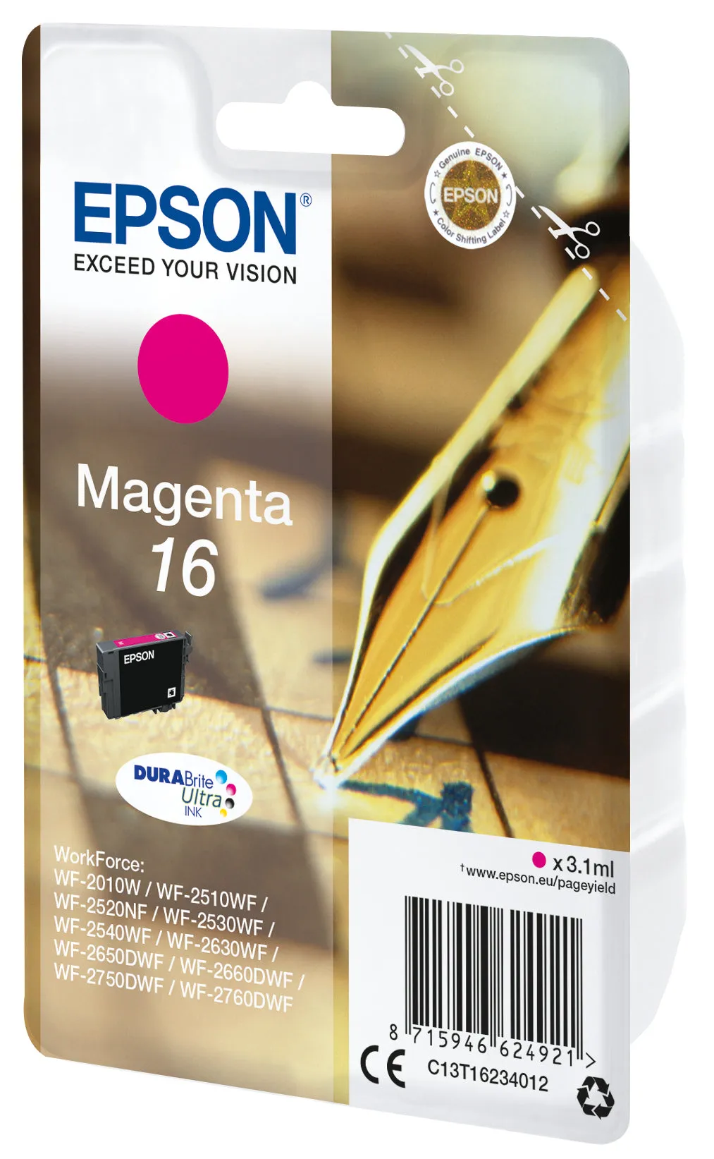 Epson 16 - Magenta - Original - Ink Cartridge