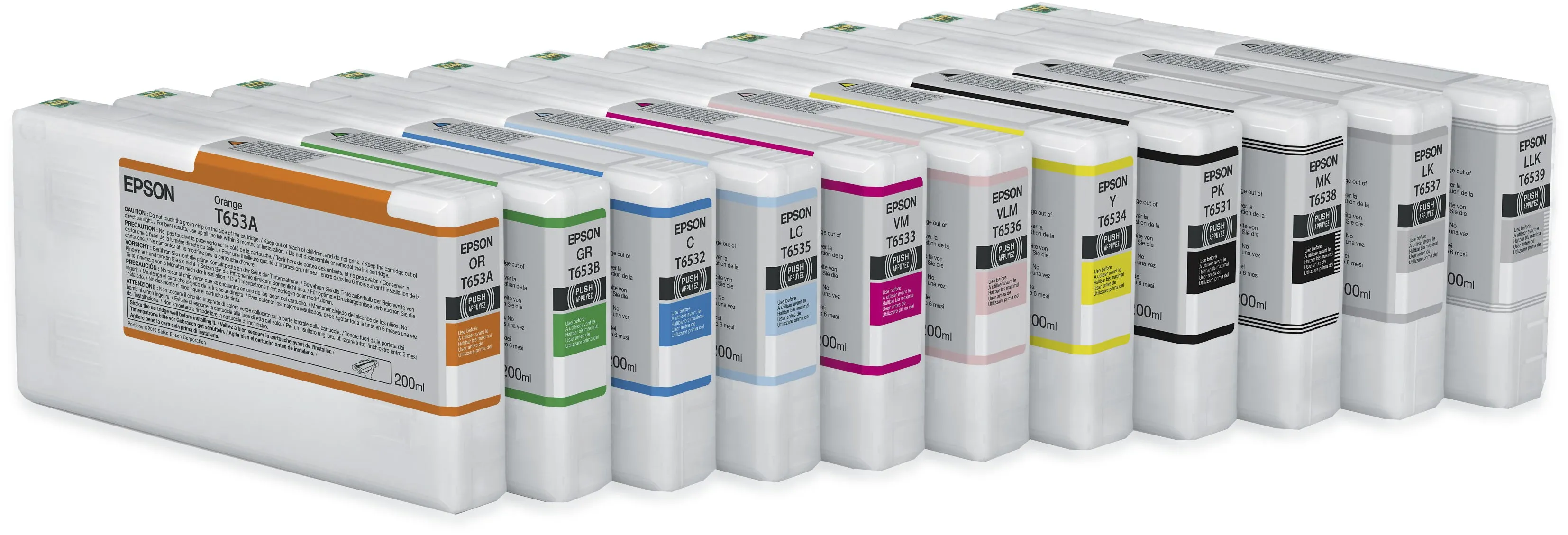 Epson Ink Cartridges, Ultrachrome Hdr, T6533, Singlepack, 1 X 200.0 Ml Vivid Magenta, Standard