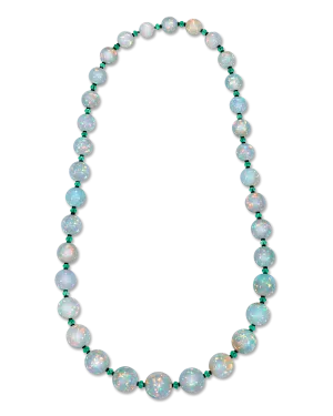 Ethiopian Opal Bead Necklace, 680.00 Carats