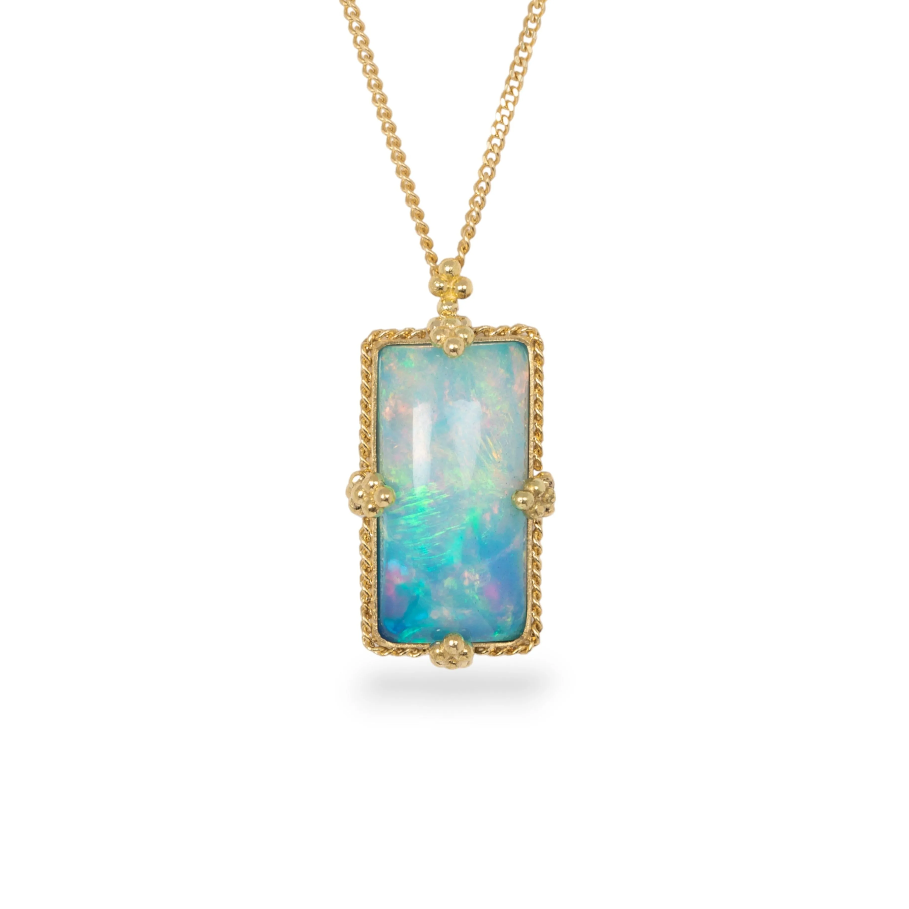 Ethiopian Opal Gradient Necklace