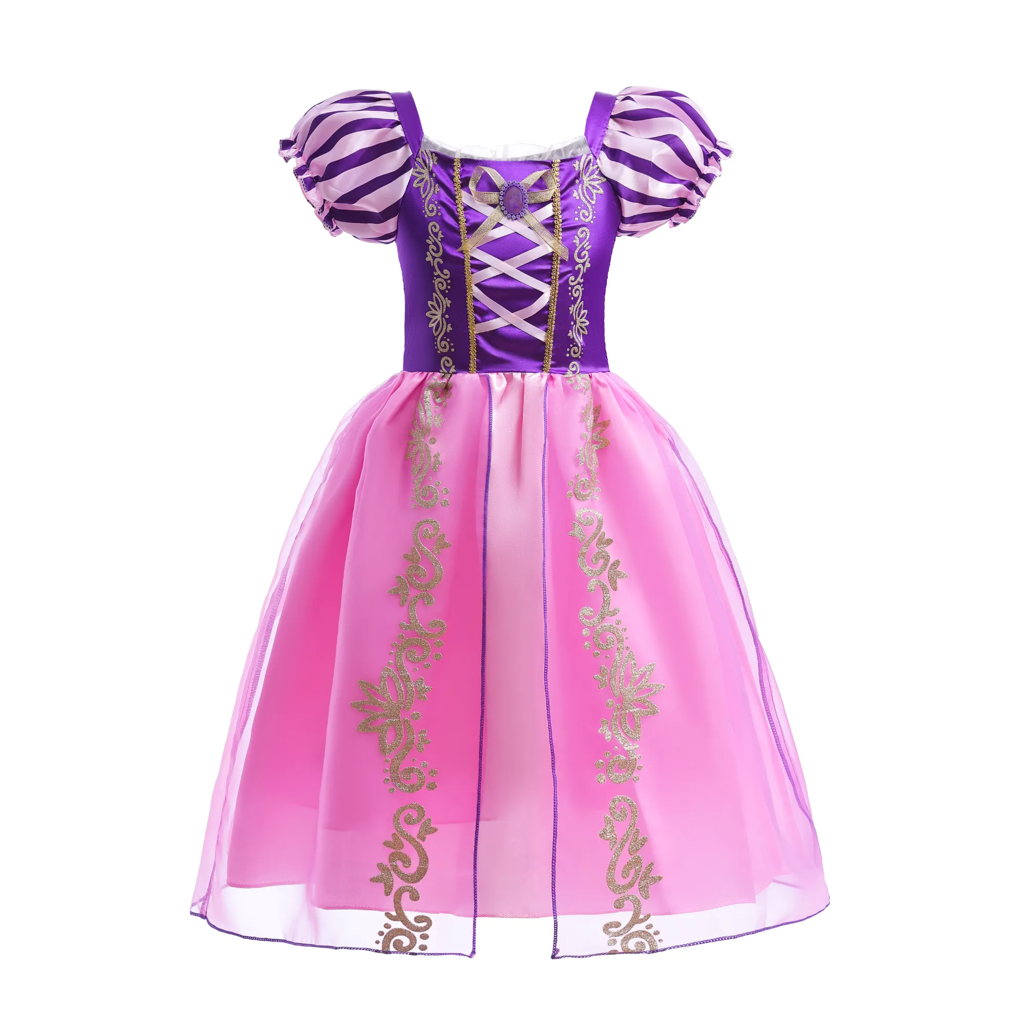 FC056 Princess Costume Halloween Birthday Fancy Party Dress Up Pageant Gown for Girls