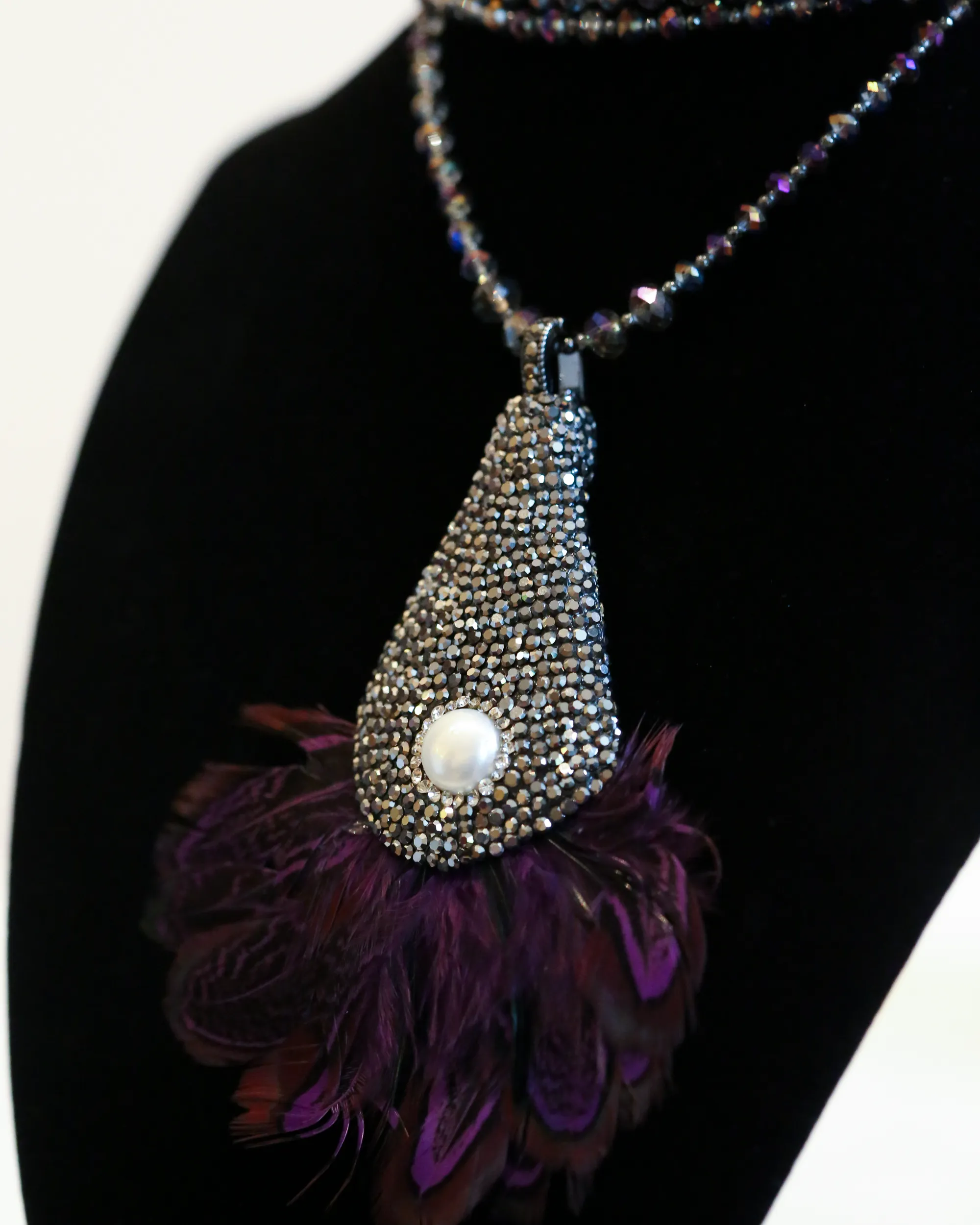 Feather Pendant Necklace