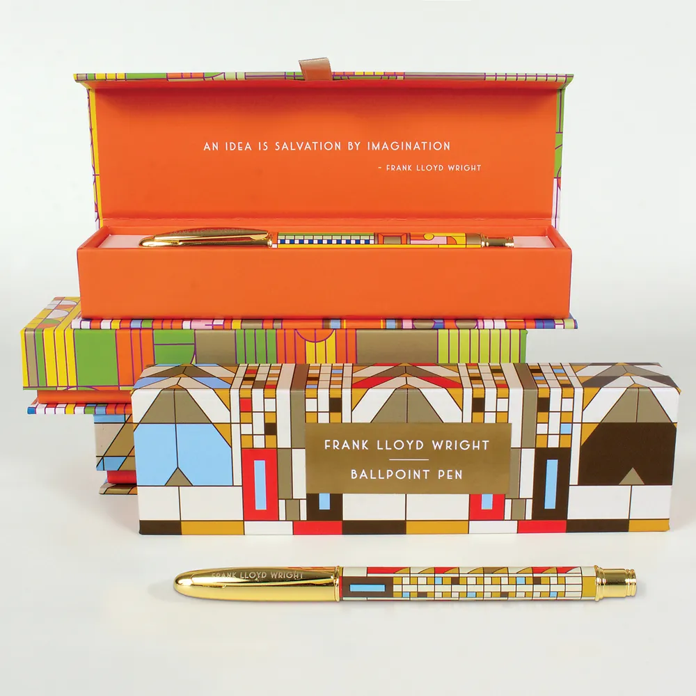 Frank Lloyd Wright Saguaro Forms & Cactus Flowers Boxed Pen