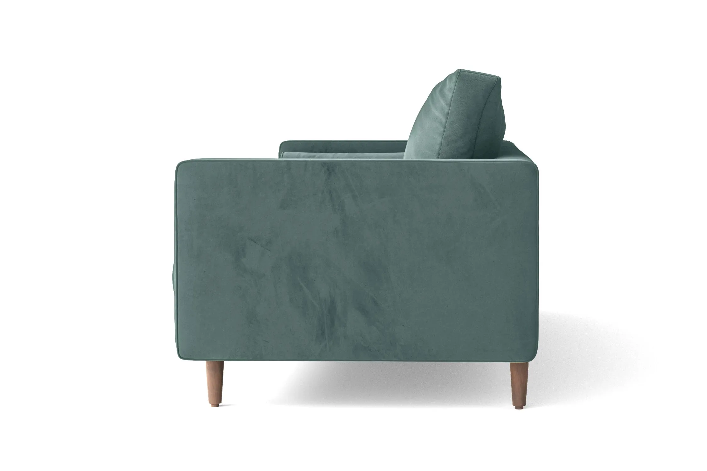 Gela 3 Seater Sofa Teal Velvet