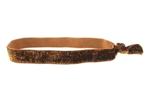 Glitter Brown Elastic Headband (SKU 5063 HB)