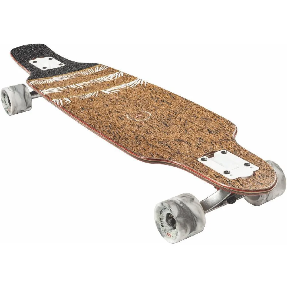 Globe Spearpoint Mini Cork Agave 33 inch Drop Through Cruiser Longboard