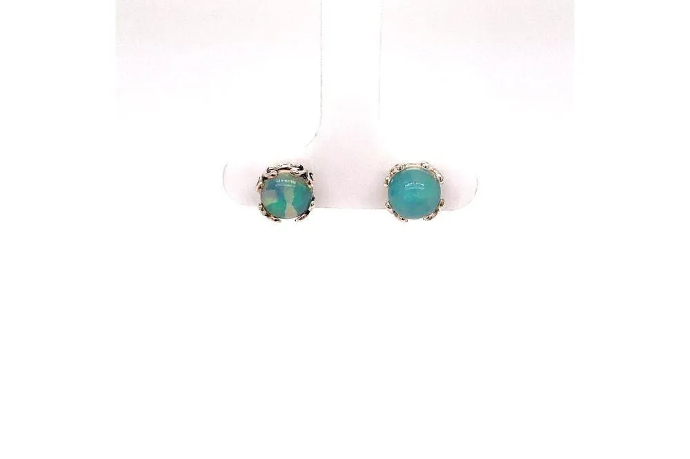 Glow Studs- Opal