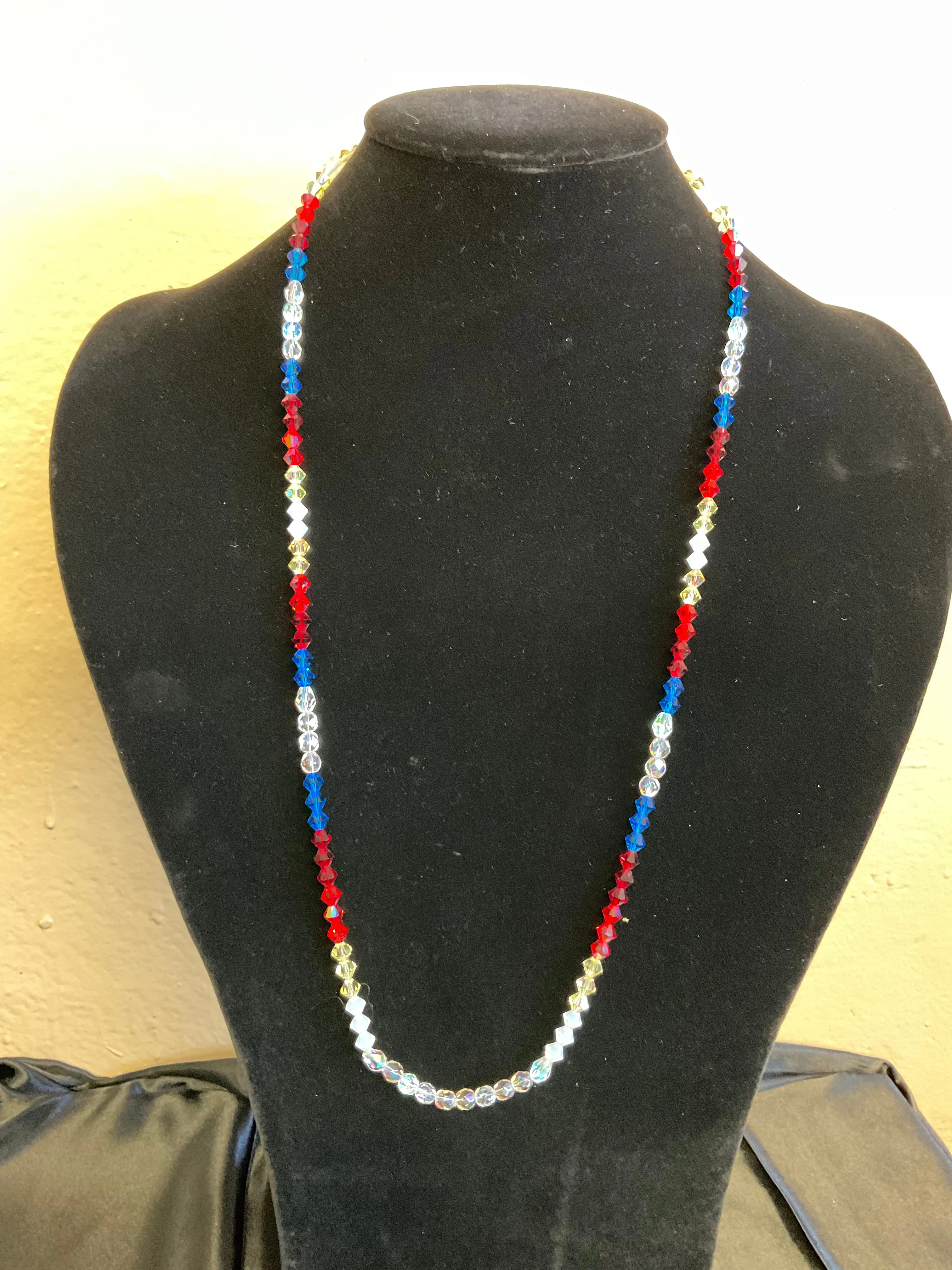 Hair Pipe and Glass Beads Necklaces