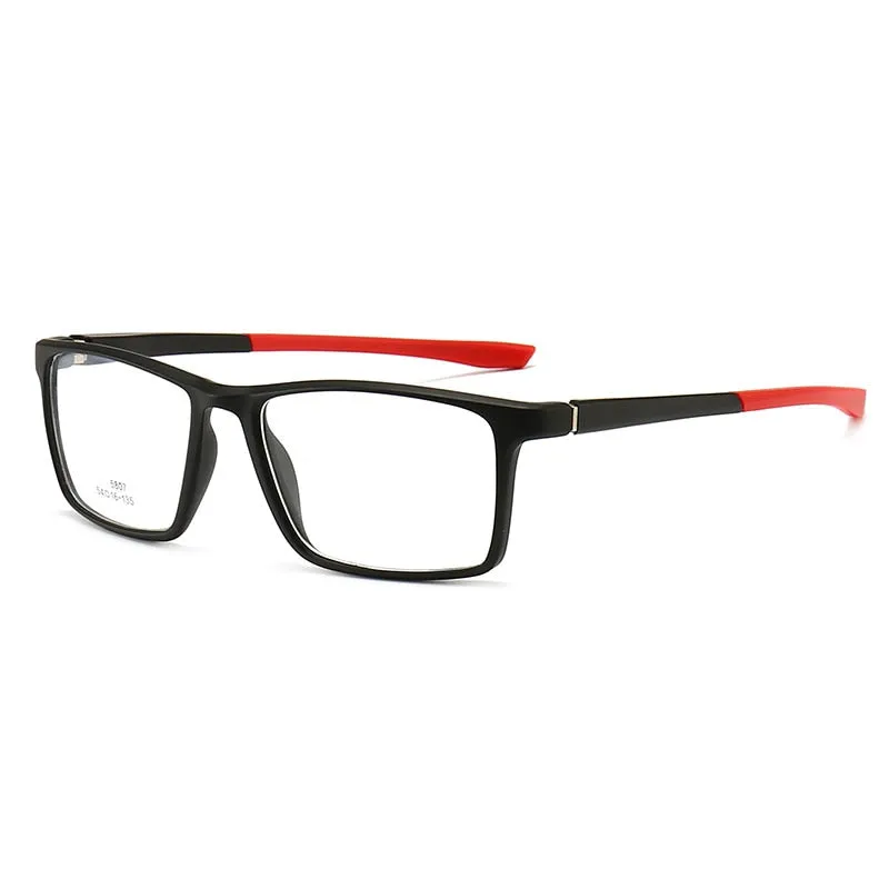 Hotochki Unisex Full Rim PC Plastic Resin Frame Eyeglasses 5807