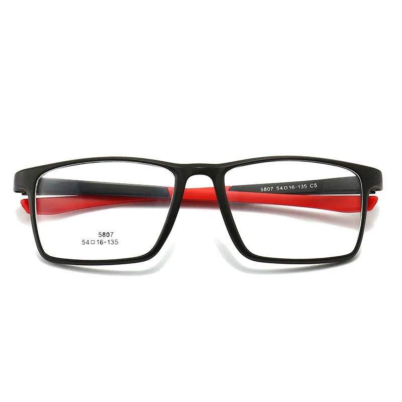 Hotochki Unisex Full Rim PC Plastic Resin Frame Eyeglasses 5807