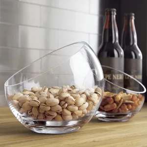 Household Fruit Salad Bowl Glass Bevel Mouth