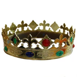 Kings Crown - Gold Plated with Jewels