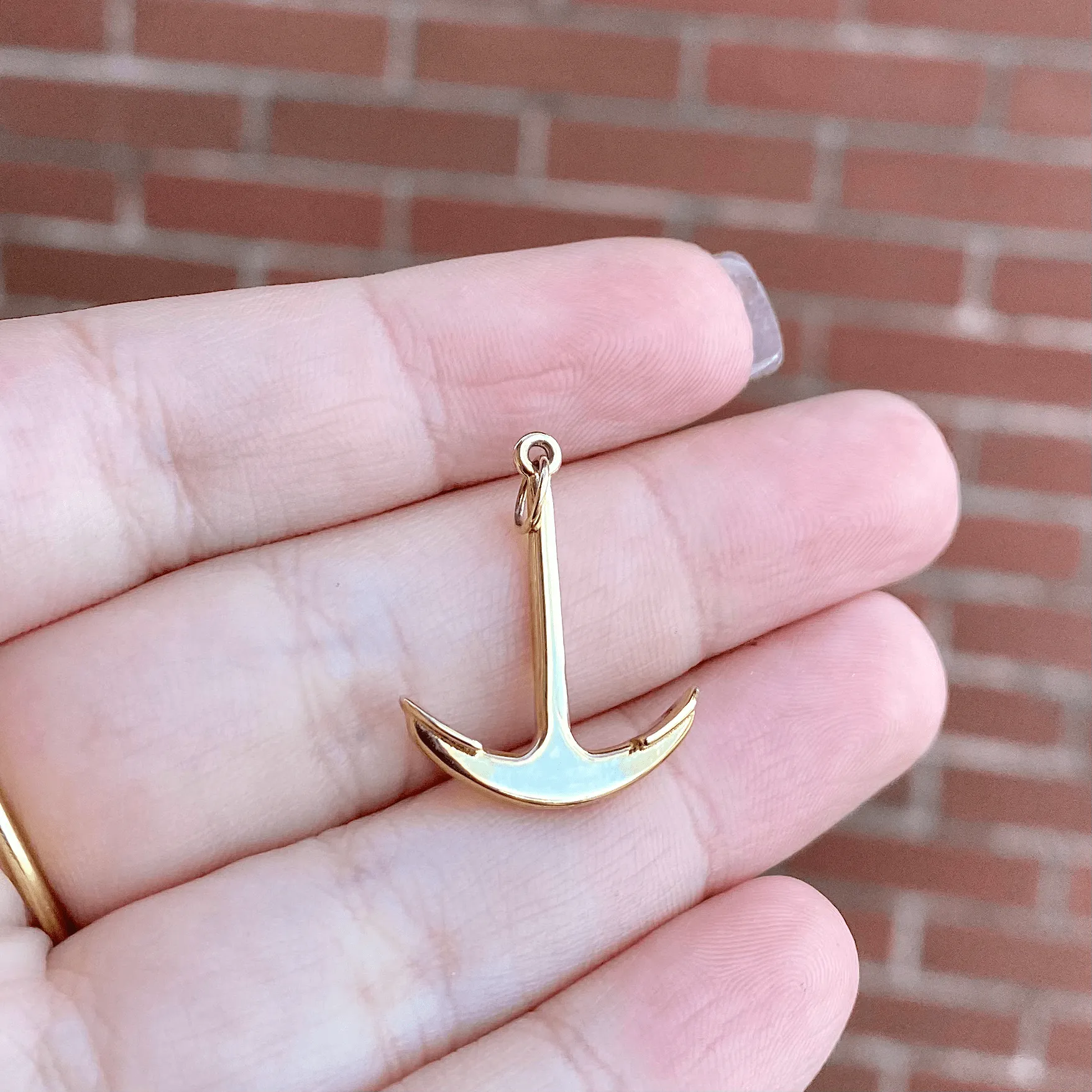 Large Anchor Charm