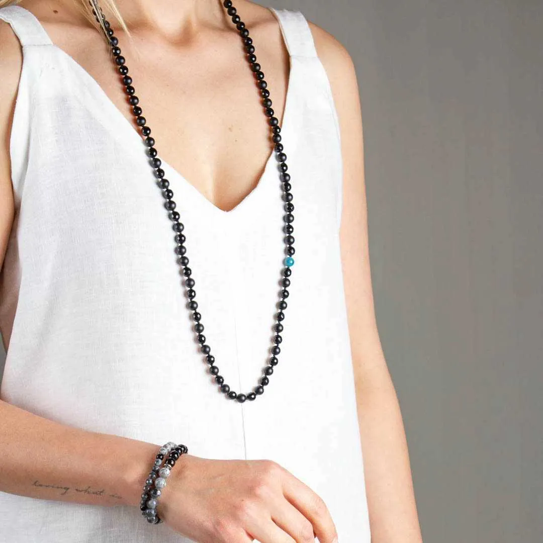 Little Infinity Gemstone Mala Unisex