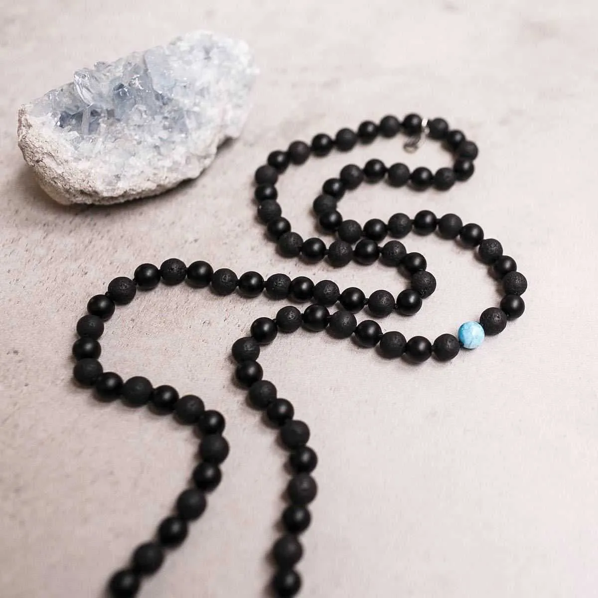 Little Infinity Gemstone Mala Unisex