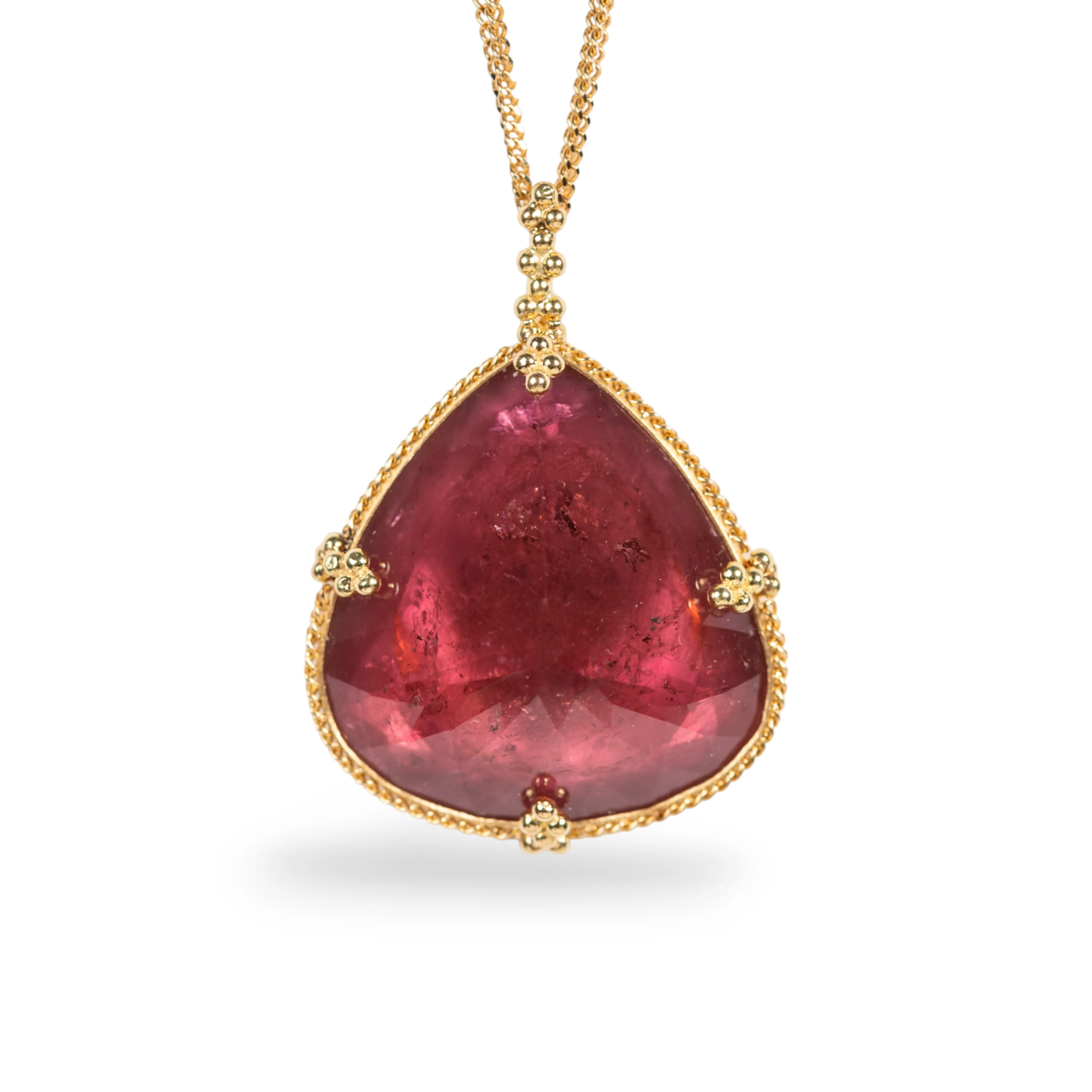 Magenta Tourmaline Necklace