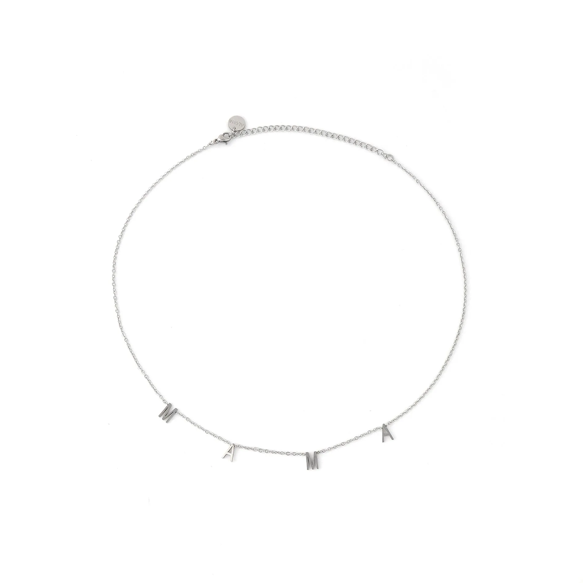 Mama Space Necklace, Silver