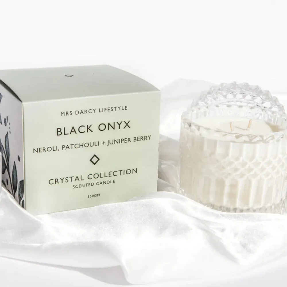 Mrs Darcy Black Onyx Neroli, Patchouli   Juniper Berry Candle 350g