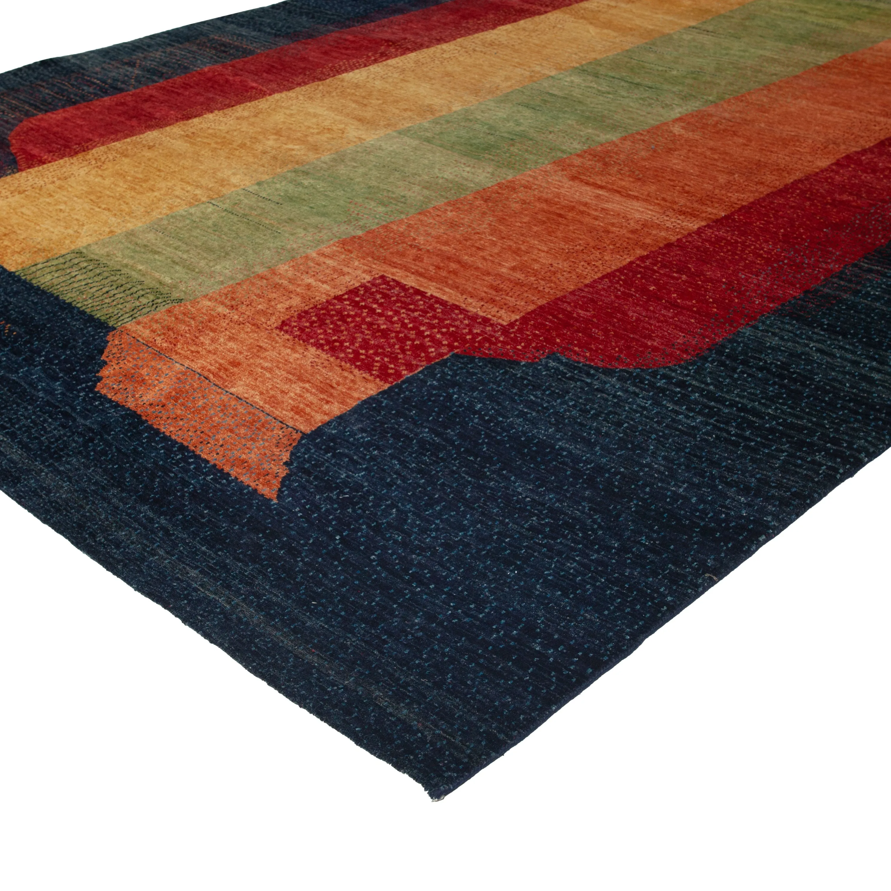 Multi Modern Wool Rug - 10' x 14'