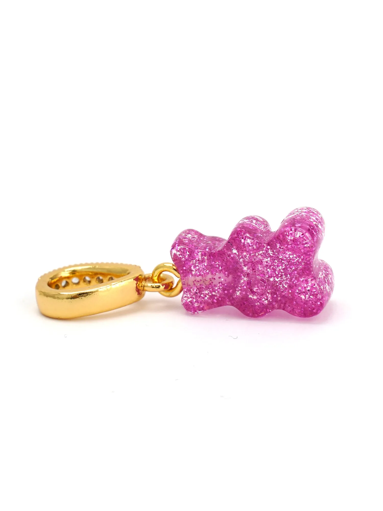 Nostalgia bear - Pave Connector - Magenta