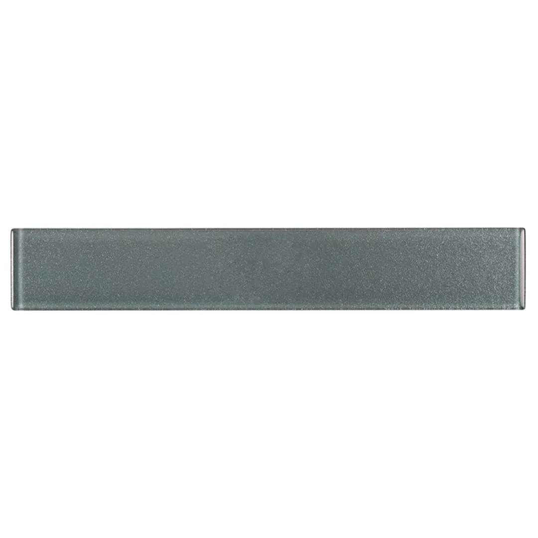 Ocean Sparkle Grey, 2" x 12" - Glass Tile