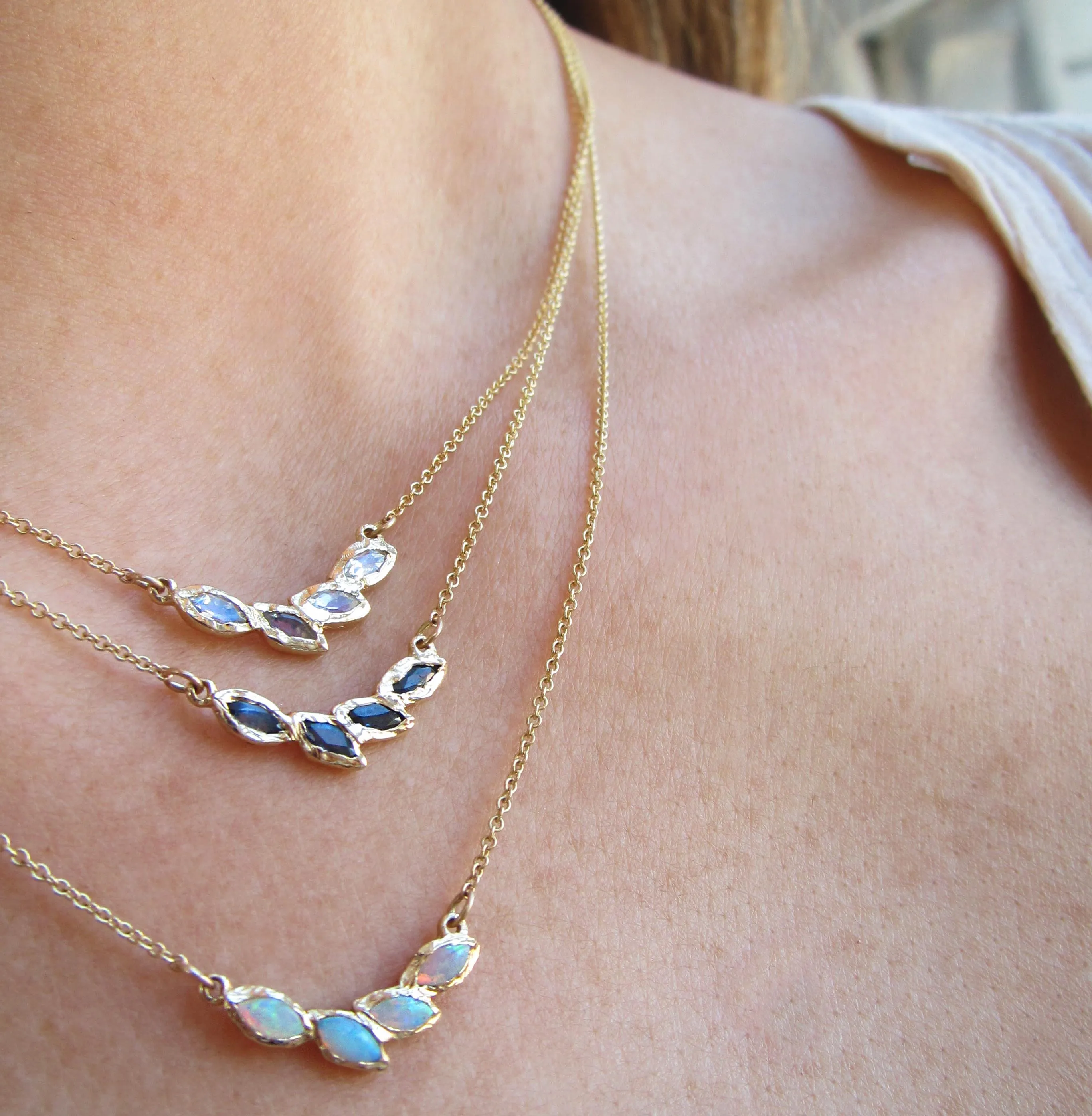 Petal Opal Necklace