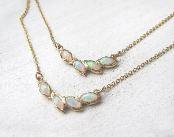 Petal Opal Necklace