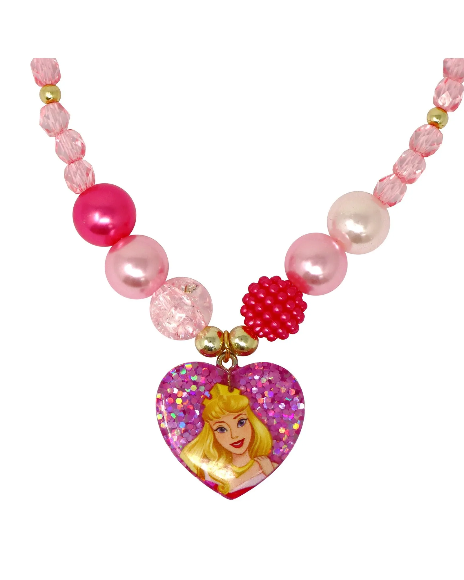 Pink Poppy Disney Aurora Necklace and Bracelet Set