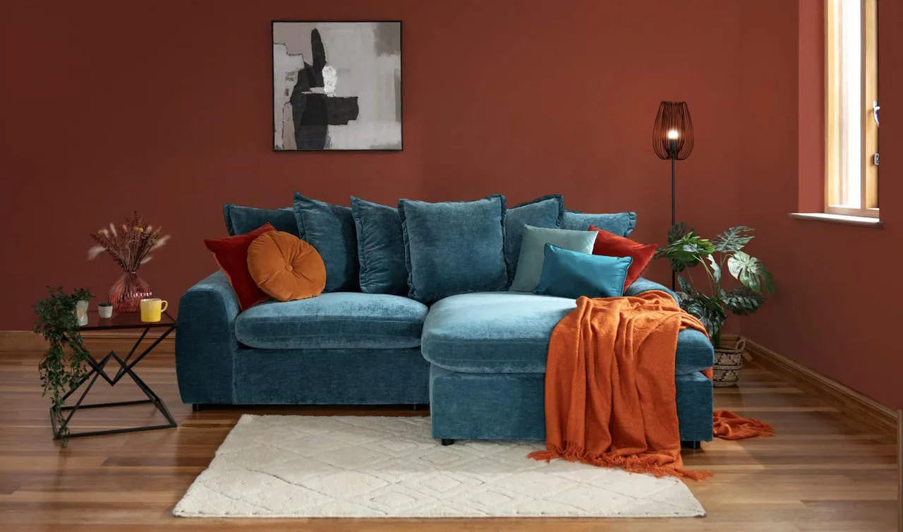 Poppy Sofa - Teal Universal Corner - 232 x 155 CM