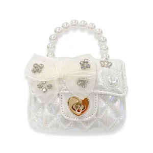 Princess Peony Purse -white