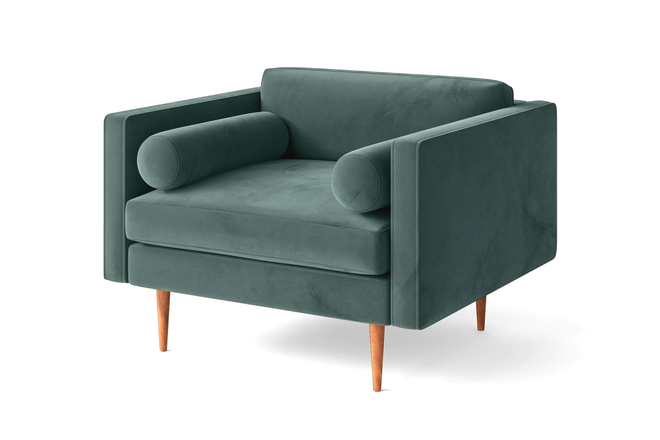 Salerno Armchair Teal Velvet