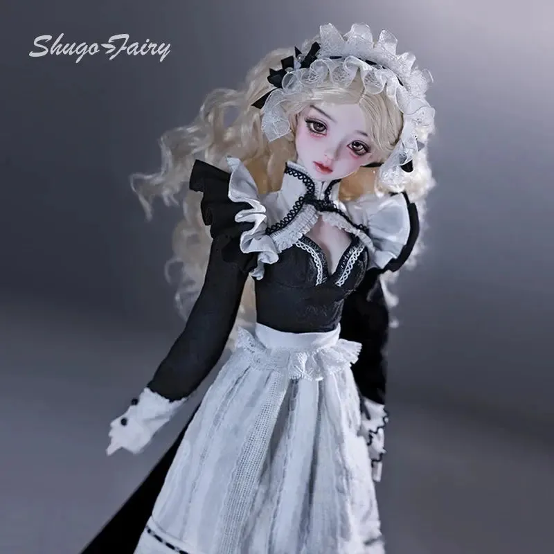 Shuga Fairy Bunton 1/4 BJD Doll | Huagao Anime Toy | Joint Body DIY Girls Gift | Blythe Movable BJD | Costume Designer Faceup