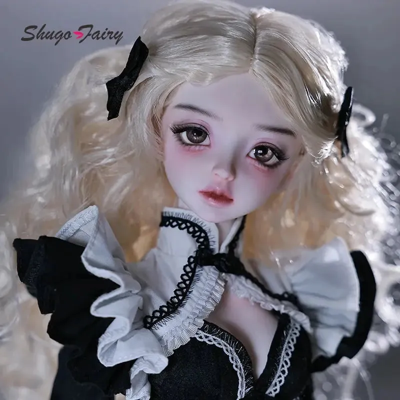 Shuga Fairy Bunton 1/4 BJD Doll | Huagao Anime Toy | Joint Body DIY Girls Gift | Blythe Movable BJD | Costume Designer Faceup